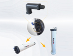 Industrial-Grade Plastic Elbow Pipe for FRP Cartridge Housing