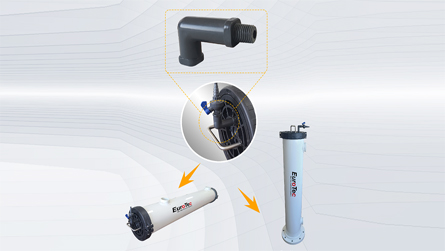Industrial-Grade Plastic Elbow Pipe for FRP Cartridge Housing