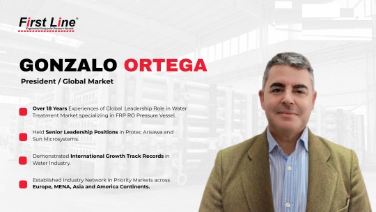 FirstLine Appoints Gonzalo Ortega as President of Global Market